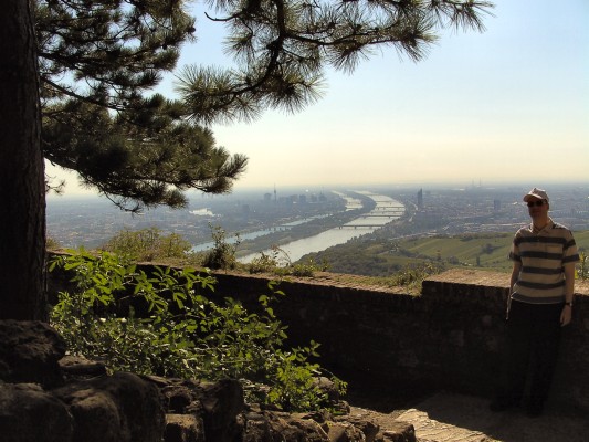 Blick vom Leopoldsberg auf Wien (07.09.2009)