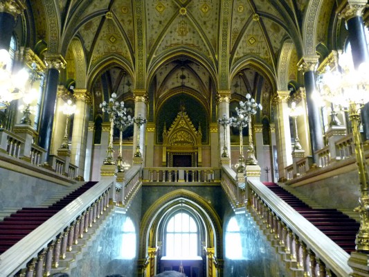 Eingangshalle ins Parlament (10.09.2009)