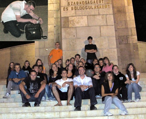 Gruppenfoto am Gellértberg (10.09.2009)