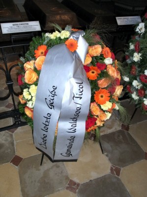 Kranz in der Kaisergruft: Gemeinde Walchsee / Tirol.