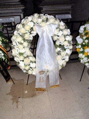 Kranz in der Kaisergruft: Königin Beatrix der Niederlande (?).