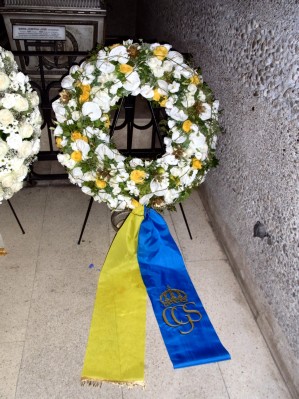 Kranz in der Kaisergruft: König Karl X. Gustav von Schweden.