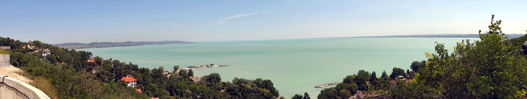 Ungarn: Blick von Tihany auf das 