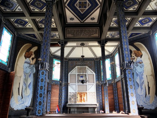 Slowenien: Soldatenkirche Javorca (05.07.2012)